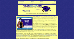 Desktop Screenshot of facultyregalia.com